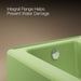 KOHLER K-837 Bellwether 60" x 30-1/4" alcove bath, left drain, fresh green - view 4