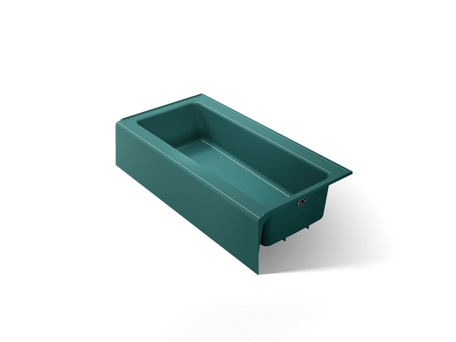 KOHLER K-838 Bellwether 60" x 30-1/4" alcove bath, right drain, teal