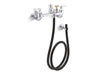 KOHLER K-838T80-4A Triton Bowe Service sink faucet, polished chrome