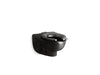 KOHLER K-84325 Kingston Ultra Wall-mount top spud flushometer bowl, black black