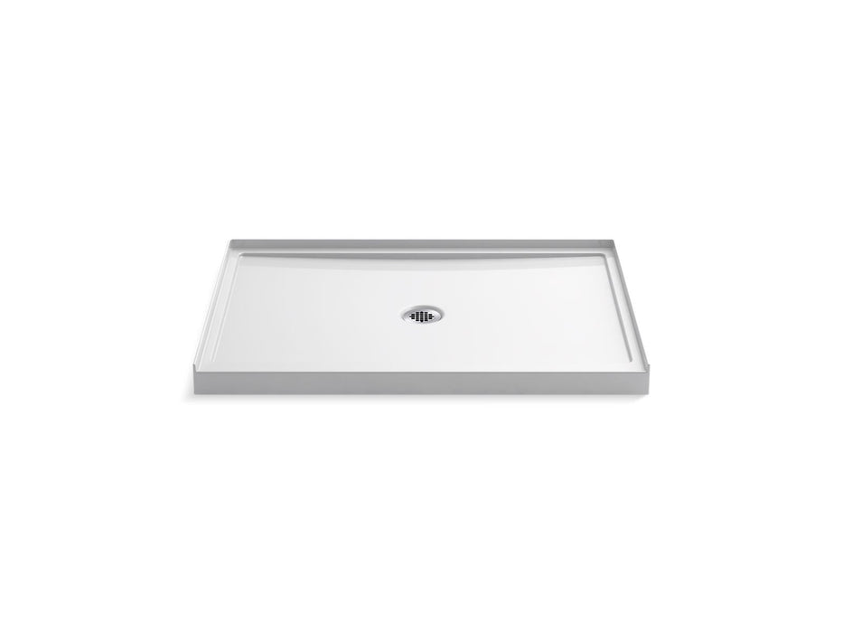KOHLER K-8461 Rely 48" x 34" alcove shower base, center drain, white