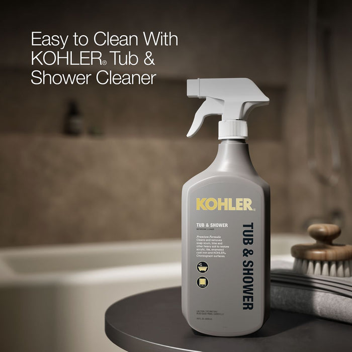 KOHLER K-848 Bellwether 66" x 32" alcove bath, right drain, biscuit - view 4