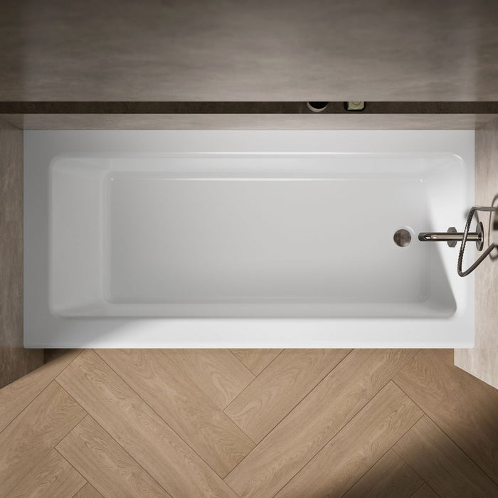 KOHLER K-848 Bellwether 66" x 32" alcove bath, right drain, white - view 3