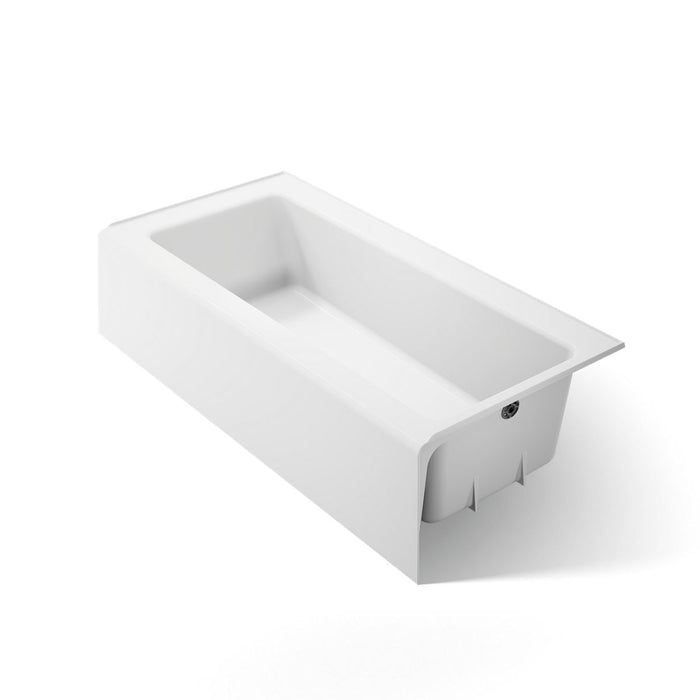 KOHLER K-848 Bellwether 66" x 32" alcove bath, right drain, white - view 5