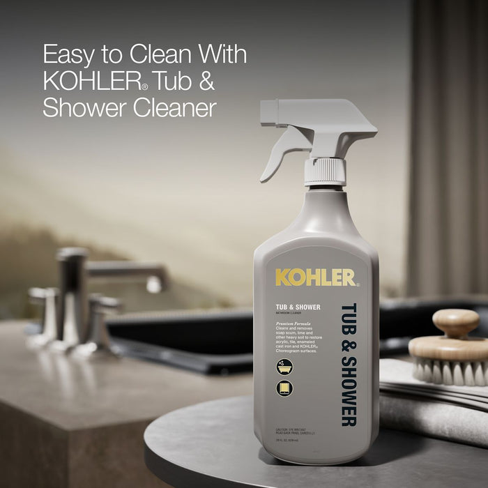 KOHLER K-850 Tea-for-Two 60" x 32" drop-in bath, black black - view 5
