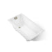 KOHLER K-852-GHBN Tea-for-Two 60" x 32" drop-in Heated BubbleMassage air bath, white