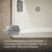 KOHLER K-852-GHCP Tea-for-Two 60" x 32" drop-in Heated BubbleMassage air bath, biscuit - view 5