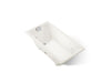 KOHLER K-852-JHE Tea-for-Two 60" x 32" drop-in/undermount whirlpool bath, biscuit