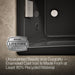 KOHLER K-852-JHE Tea-for-Two 60" x 32" drop-in/undermount whirlpool bath, black black - view 5