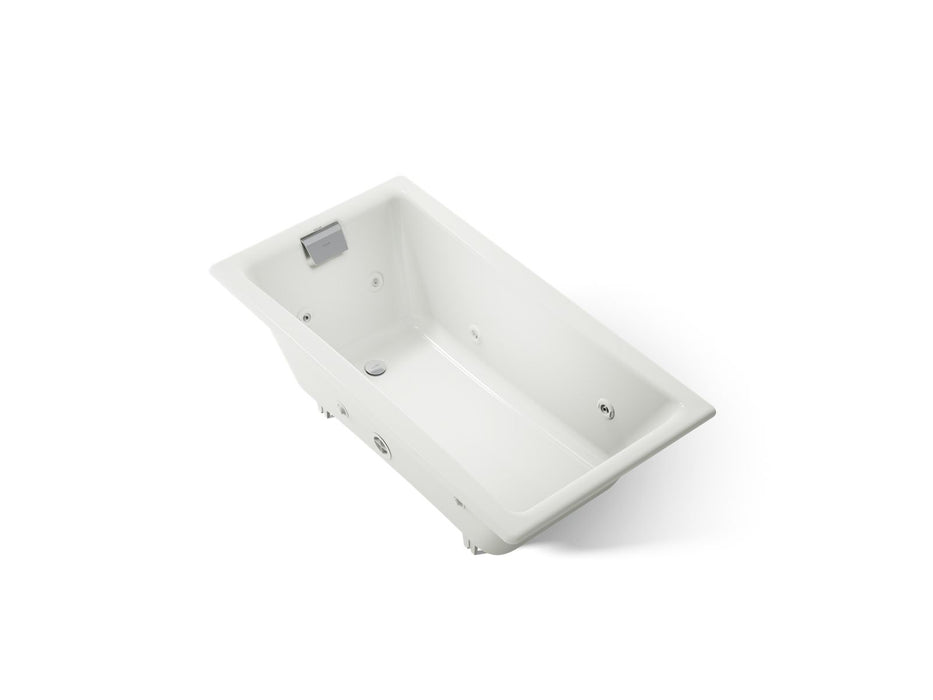 KOHLER K-852-JHE Tea-for-Two 60" x 32" drop-in/undermount whirlpool bath, dune