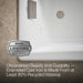 KOHLER K-852-JHE Tea-for-Two 60" x 32" drop-in/undermount whirlpool bath, white - view 5