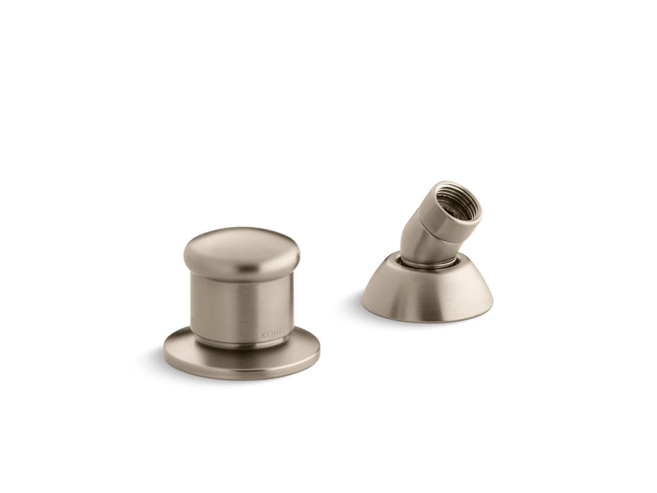 KOHLER K-8549 Two-way diverter valve and handshower hose guide, vibrant brushed bronze