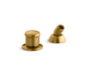 KOHLER K-8549 Two-way diverter valve and handshower hose guide, vibrant brushed moderne brass