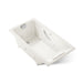 KOHLER K-856-M Tea-for-Two 66" x 36" drop-in whirlpool bath, biscuit