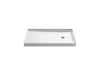 KOHLER K-8638 Rely 48" x 32" alcove shower base, right drain, white