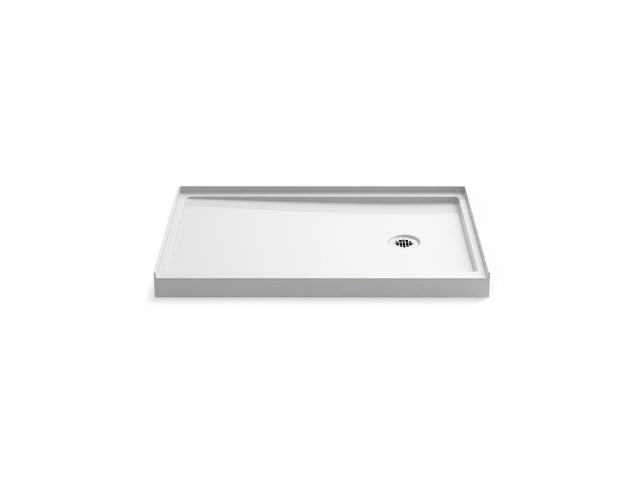 KOHLER K-8638 Rely 48" x 32" alcove shower base, right drain, white