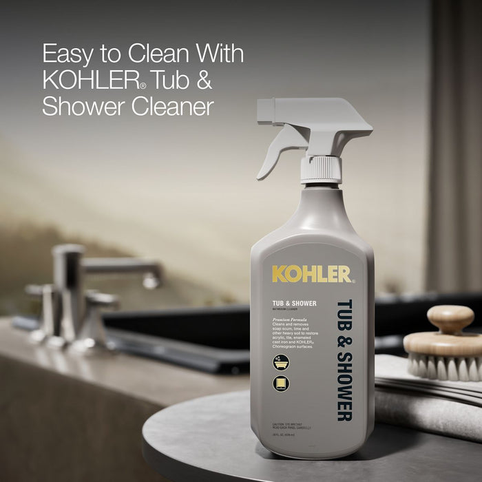 KOHLER K-863 Tea-for-Two 71-3/4" x 36" drop-in bath, black black - view 5