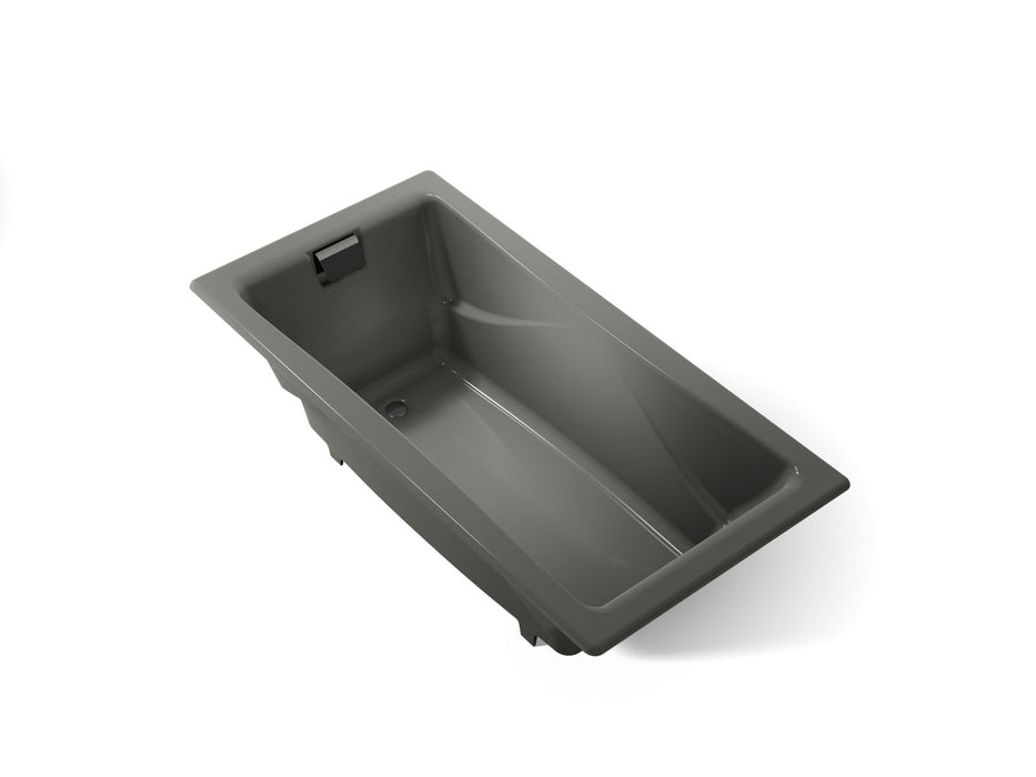 KOHLER K-863 Tea-for-Two 71-3/4" x 36" drop-in bath, thunder grey