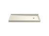 KOHLER Rely 60" x 30" alcove shower base, right drain