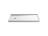 KOHLER K-8643 Rely 60" x 30" alcove shower base, left drain, white