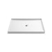 KOHLER K-8648 Rely 48" x 42" alcove shower base, center drain, white