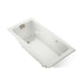 KOHLER K-865-GHBN Tea-for-Two 71-3/4" x 36" drop-in Heated BubbleMassage air bath, dune