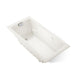 KOHLER K-865-GHCP Tea-for-Two 71-3/4" x 36" drop-in Heated BubbleMassage air bath, biscuit