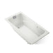 KOHLER K-865-GHCP Tea-for-Two 71-3/4" x 36" drop-in Heated BubbleMassage air bath, dune