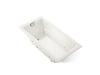 KOHLER K-865-JH Tea-for-Two 71-3/4" x 36" drop-in/undermount whirlpool bath, biscuit