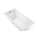 KOHLER K-865-JHB Tea-for-Two 71-3/4" x 36" drop-in/undermount whirlpool bath, white