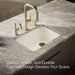 KOHLER K-8668 Riverby 27" Undermount Single-bowl Kitchen Sink, biscuit - view 4