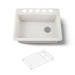 KOHLER K-8668 Riverby 27" Undermount Single-bowl Kitchen Sink, biscuit - view 5