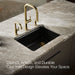 KOHLER K-8668 Riverby 27" Undermount Single-bowl Kitchen Sink, black black - view 4