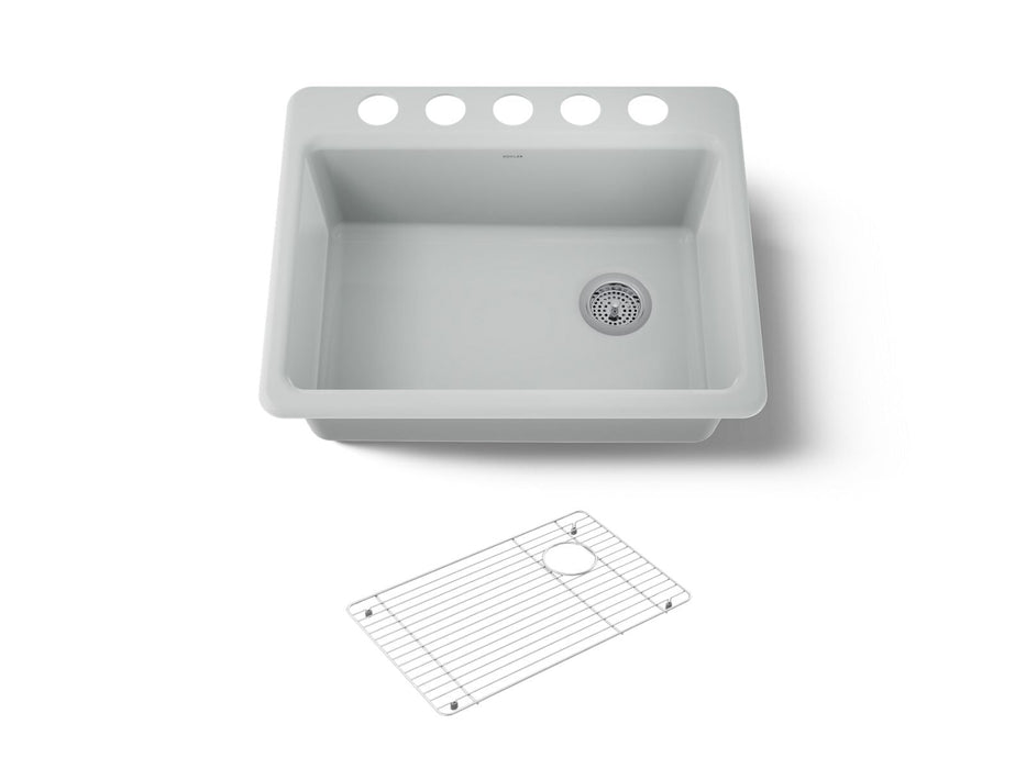 KOHLER K-8668 Riverby 27" Undermount Single-bowl Kitchen Sink