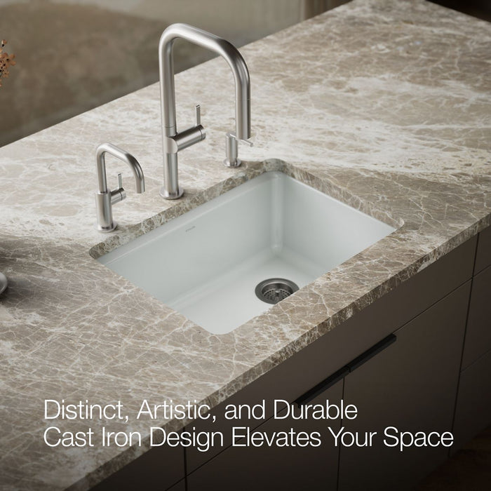 KOHLER K-8668 Riverby 27" Undermount Single-bowl Kitchen Sink