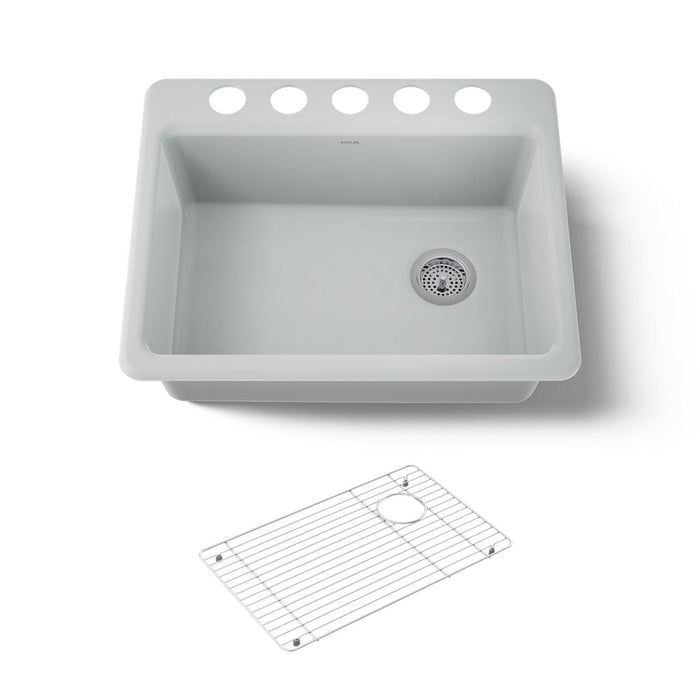KOHLER K-8668 Riverby 27" Undermount Single-bowl Kitchen Sink