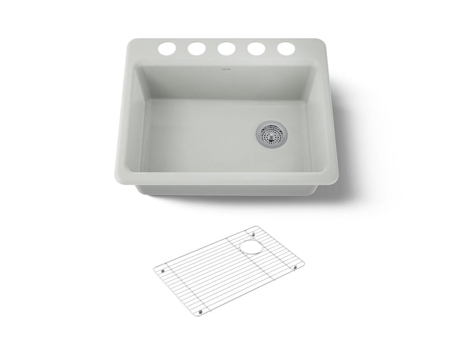 KOHLER K-8668 Riverby 27" Undermount Single-bowl Kitchen Sink