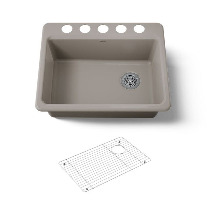 KOHLER K-8668 Riverby 27" Undermount Single-bowl Kitchen Sink