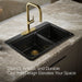 KOHLER K-8669 Riverby 33" Top-mount Double-bowl Kitchen Sink, black black - view 4