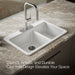 KOHLER K-8669 Riverby 33" Top-mount Double-bowl Kitchen Sink, white - view 4
