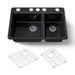 KOHLER K-8669 Riverby 33" Undermount Double-bowl Kitchen Sink, black black - view 5