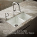 KOHLER K-8669 Riverby 33" Undermount Double-bowl Kitchen Sink, dune - view 4