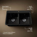 KOHLER K-8679 Riverby 33" Top-mount Double-bowl Kitchen Sink, black black - view 3