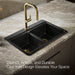 KOHLER K-8679 Riverby 33" Top-mount Double-bowl Kitchen Sink, black black - view 5