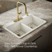 KOHLER K-8679 Riverby 33" Top-mount Double-bowl Kitchen Sink, biscuit - view 3