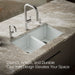 KOHLER K-8679 Riverby 33" Undermount Double-bowl Kitchen Sink, ice grey - view 4
