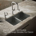 KOHLER K-8679 Riverby 33" Undermount Double-bowl Kitchen Sink, thunder grey - view 4