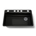 KOHLER K-8689-5U Riverby 33" undermount single-bowl kitchen sink, black black - view 5