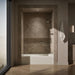 KOHLER K-876 Bellwether 60" x 32" alcove bath, right drain, biscuit - view 3