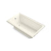 KOHLER K-877-S Highbridge 60" x 32" alcove bath, left drain, biscuit